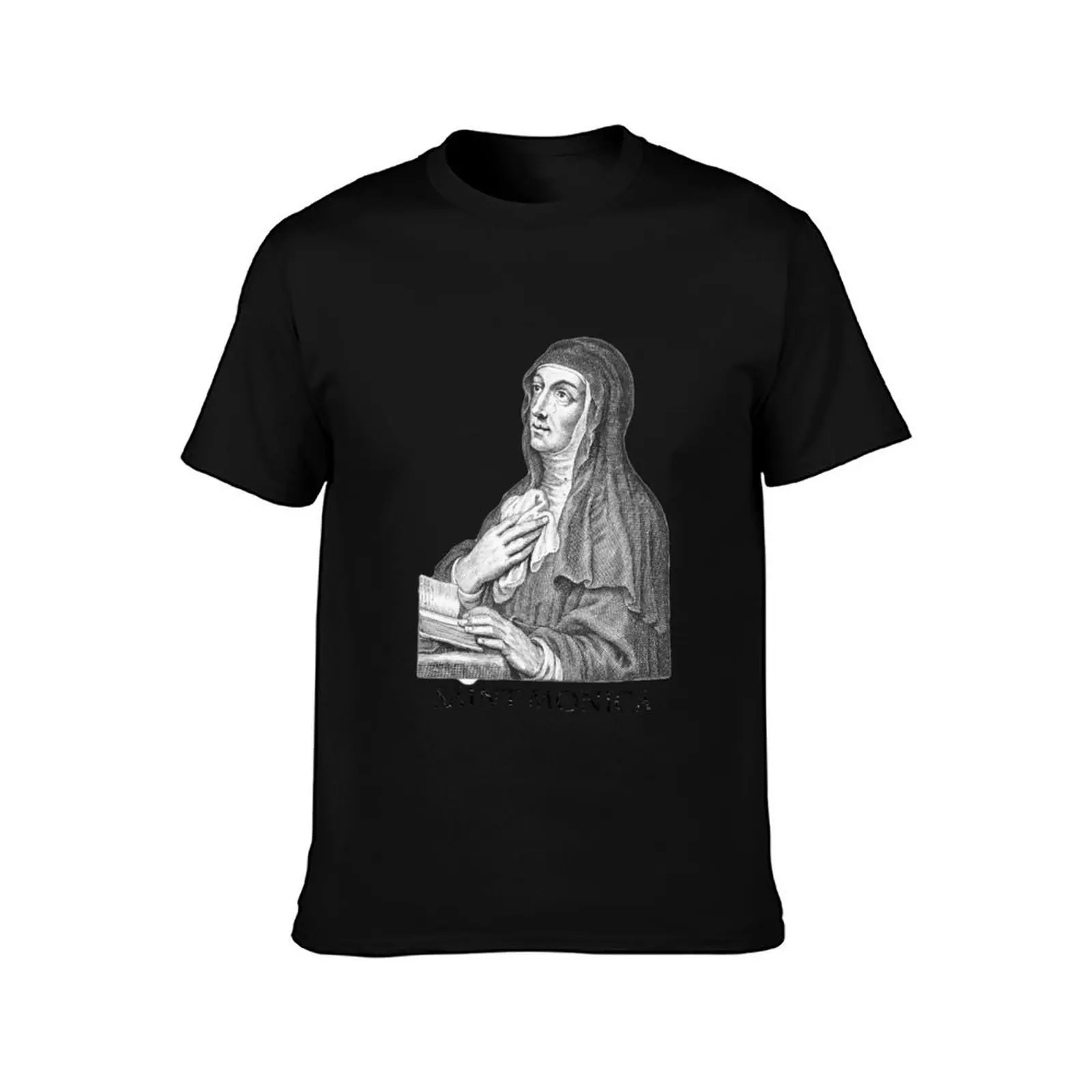 Saint Monica T-Shirt Plus Size Non-Shrink T-Shirt
