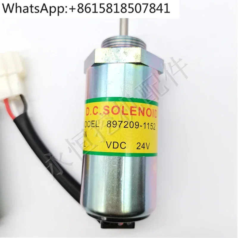 

Excavator suitable for ZX55 Kobelco SK75-8 4LE2 engine flameout switch solenoid valve flameout device