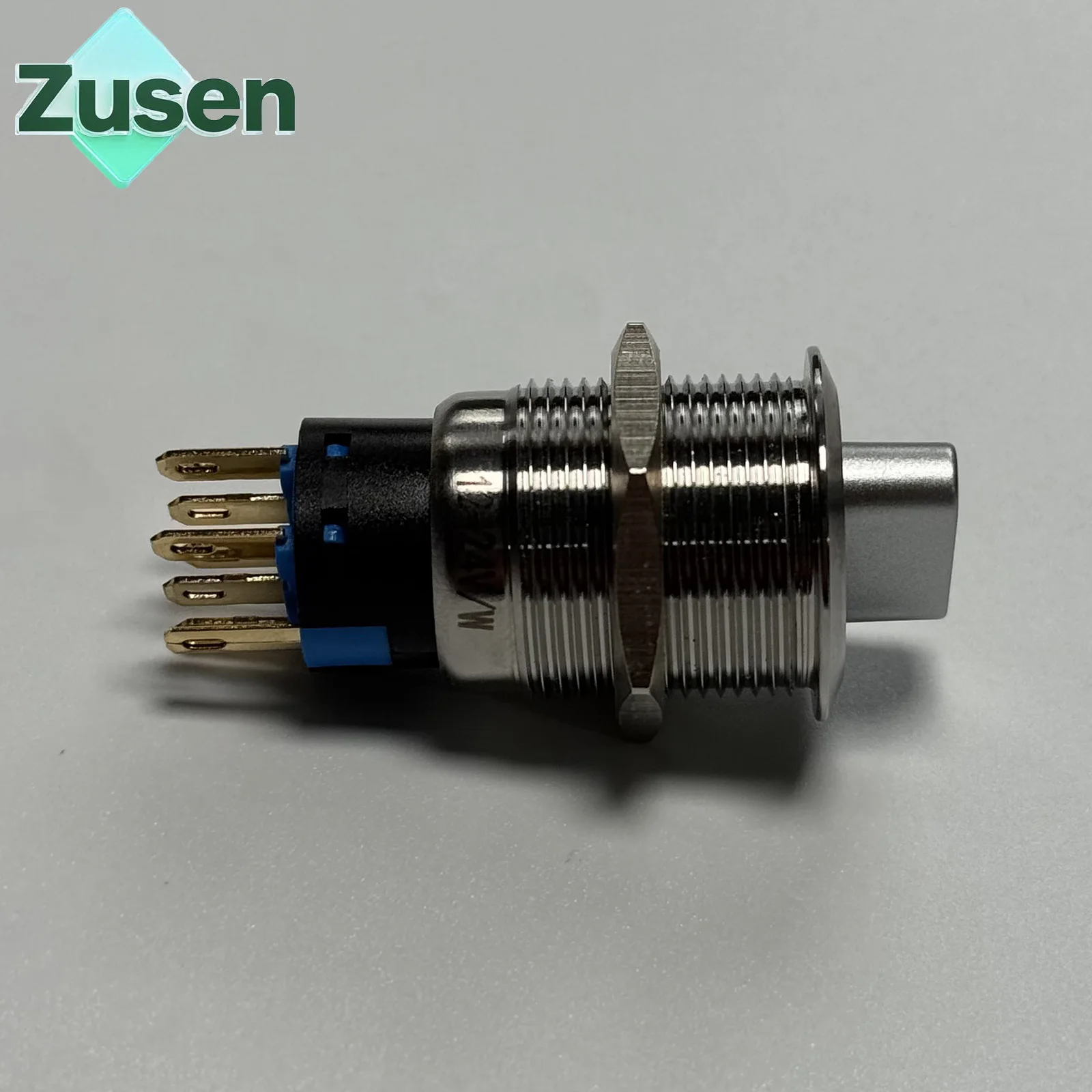 Zusen 19mm Illuminated Arrow Symbol 2NO2NC Metal Selector Knob Switch 2/3Positions Fixed IP65 3V 6V 12V 24V 110V 220V view 4