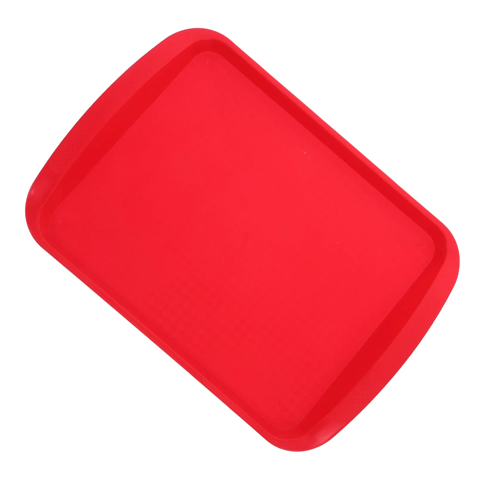 Rectangular Serving Tray Non-Slip Plastic Food Tray for Bread Cakes Desserts Fruits Snacks Tea Service in Hotels Restaurants