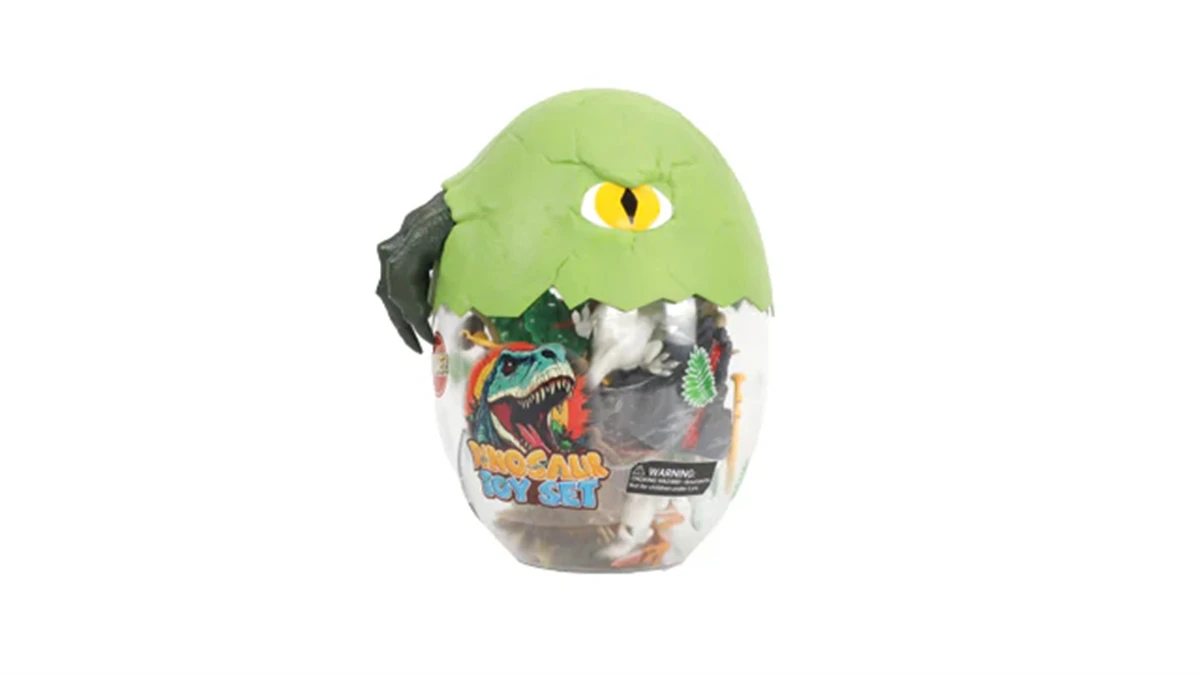 RECUR 슈퍼 에그 선사 시대 공룡 모델 동물 피규어 컬렉션 장면 장식 성인 어린이 생일 선물 장난감