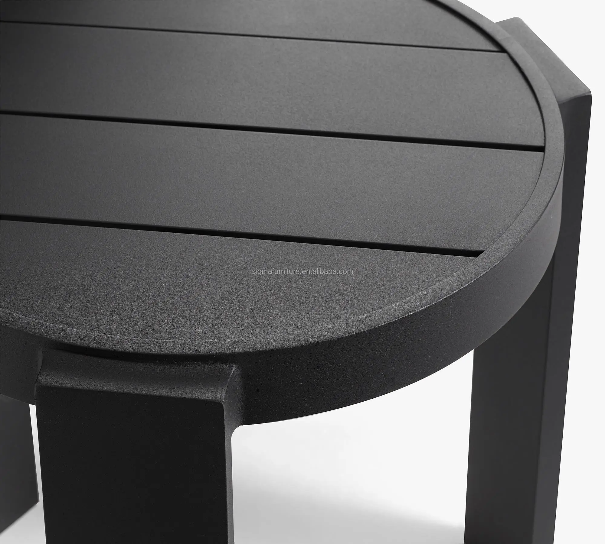 Garden Aluminum Stool Outdoor Garden Furniture Side Table Metal Stackable Outdoor Side Stool