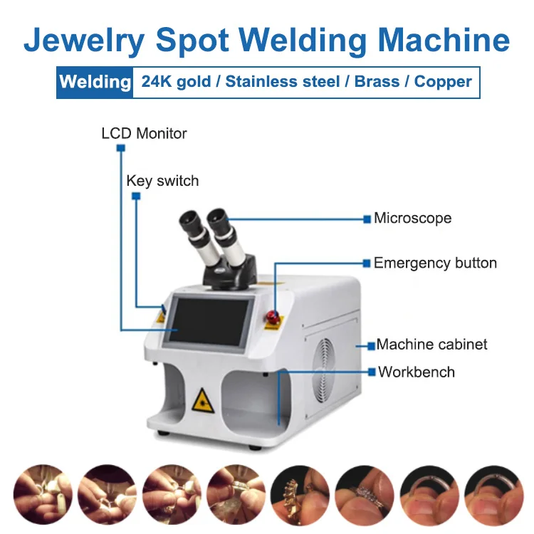 Jewelry  Welder 60W DIY YAG Gold Silver Platinum Jewelry  Spot Welding Soldering Repairing Machine