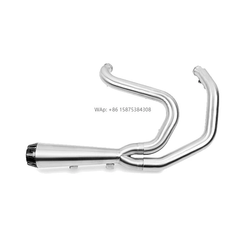 

New in Stock with Discount Two-in-One Electroplating Full Section Exhaust Pipe for 2018 Later Softail Models Motorcycles