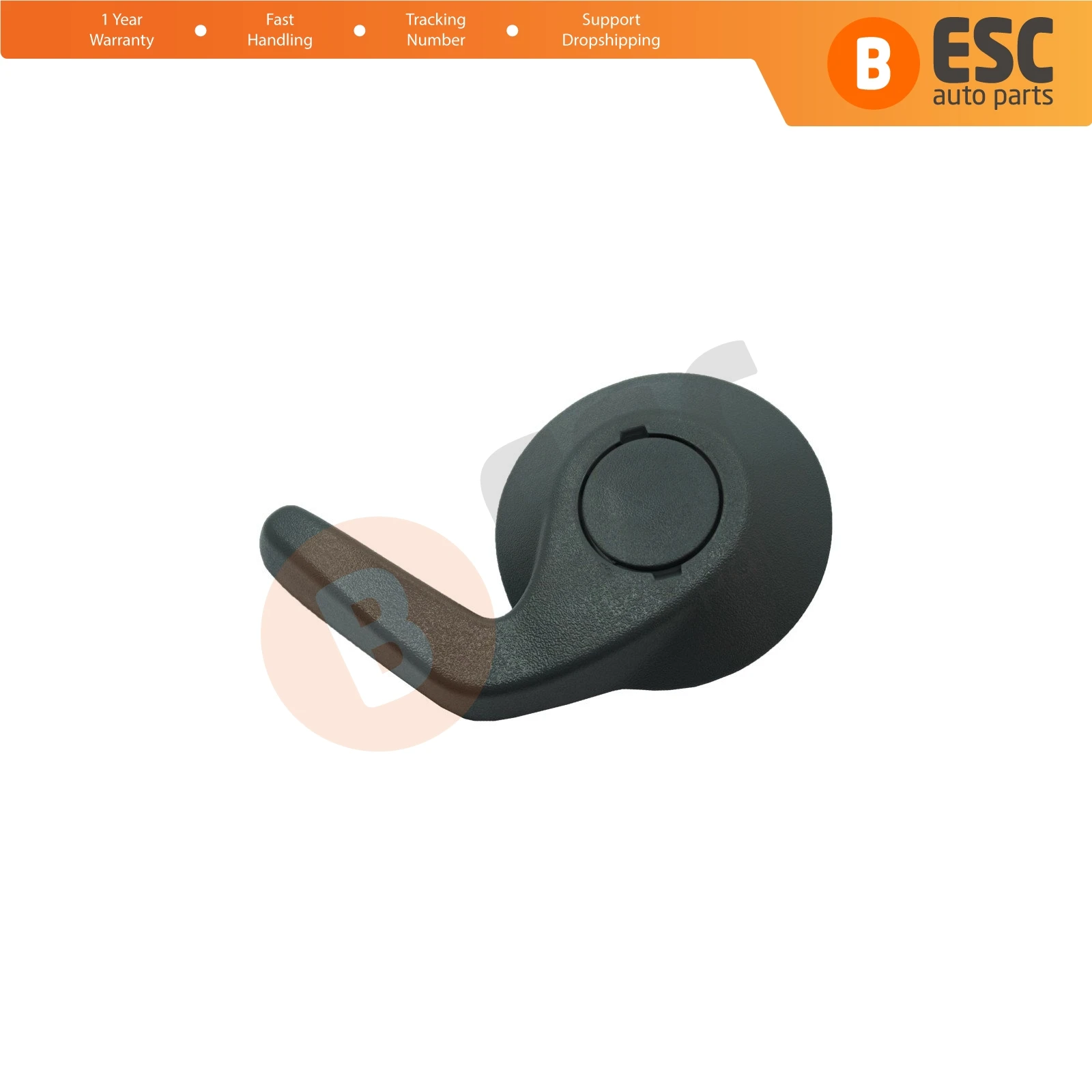 ESC Auto Parts EDP620-2 Seat Handle Adjustment Lever Front Right 7701209972 GRAY for Renault Kangoo MK2 Ship From Turkey