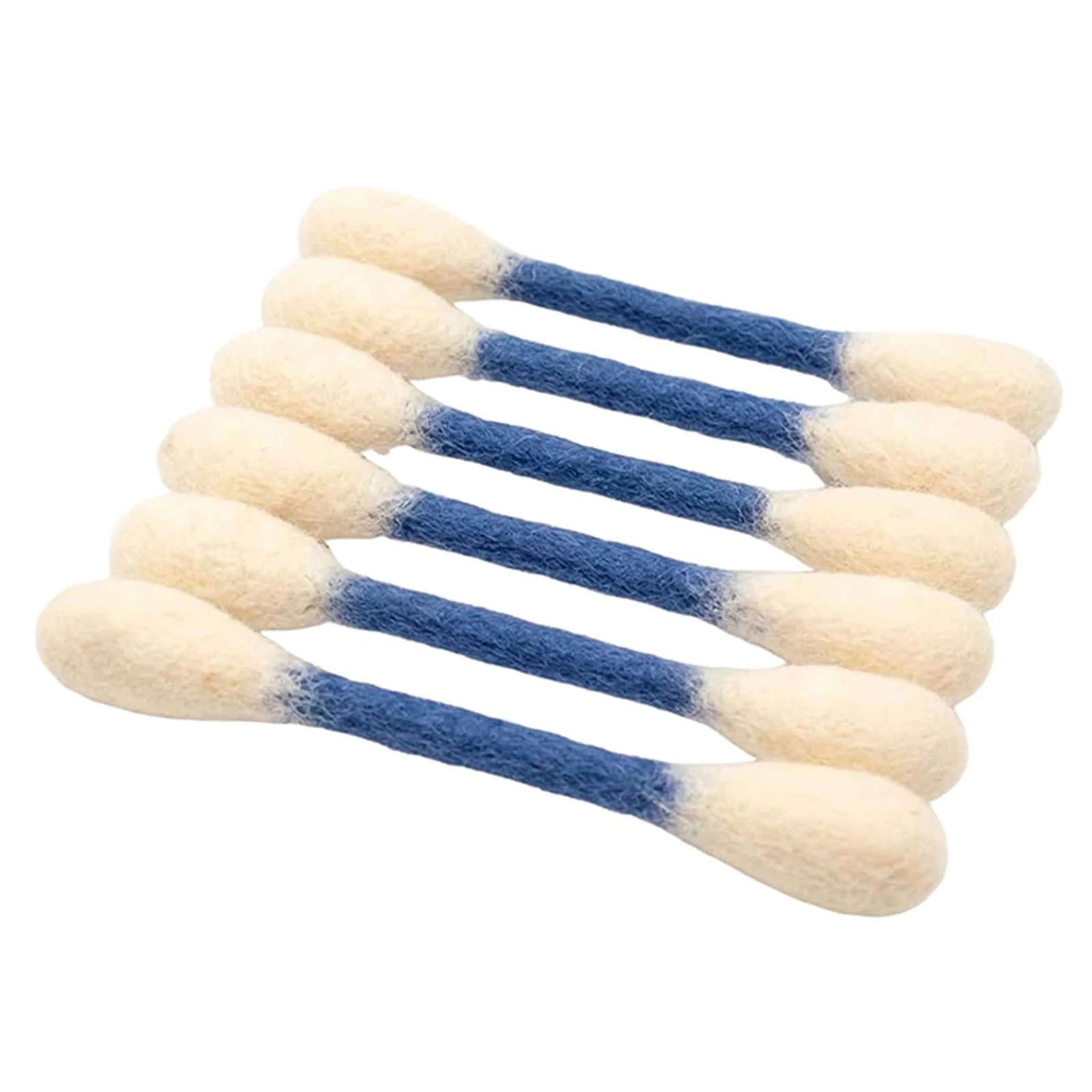 

Creative Large Cotton Swab Shaped Catnip Toy 6-pack Giant Kitten Chew Stick for Teeth Cleaning And Grinding Interactive Felt Toy