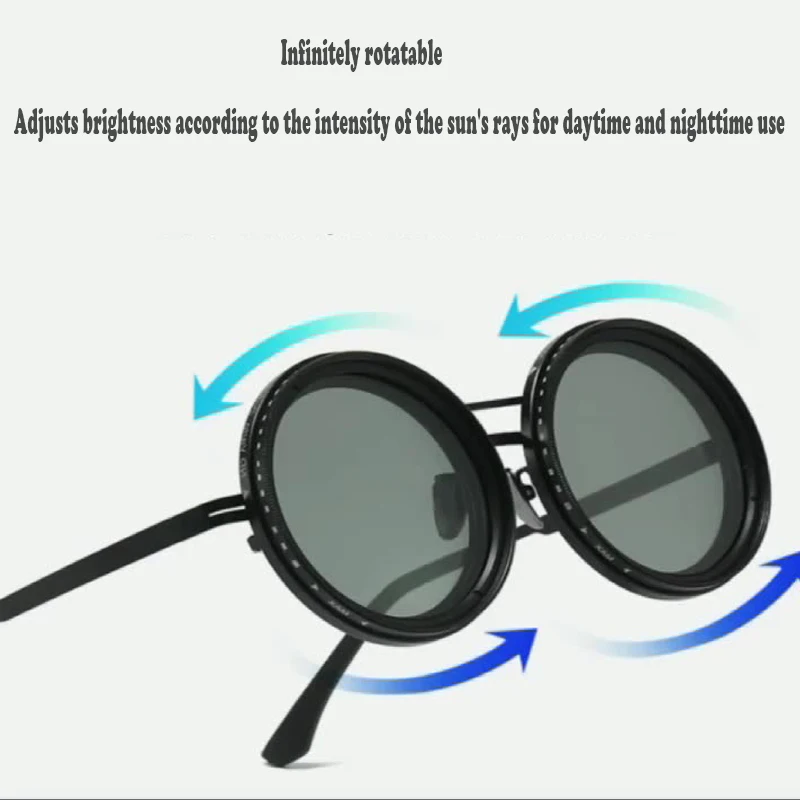 NEW Handmade ND9 adjustable dimming sunglasses Fishing filter glasses UV400 UV protection personalized high-Quality sunglasses