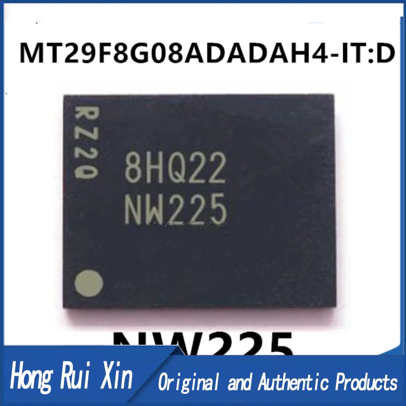 1-10PCS New Original MT29F8G08ADADAH4-IT:D Silk Screen NW225 BGA63 Flash Memory IC
