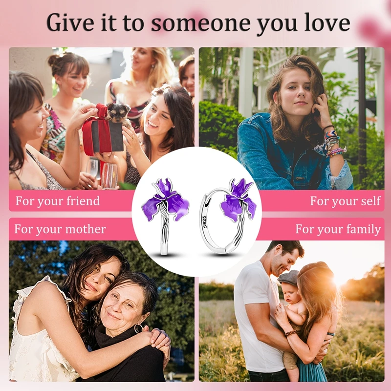 925 الفضة رائعة الشمس والقمر أقراط مجوهرات نسائية هدايا فاخرة التصميم الأصلي إنفينيتي القلب وأقراط مجوهرات الأزياء #6