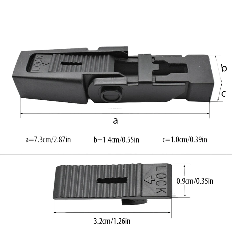 New2Pcs Front Wiper Blade Arm Retaining Lock Clip for Land Rover Discovery II Range Rover L322 DKW100020