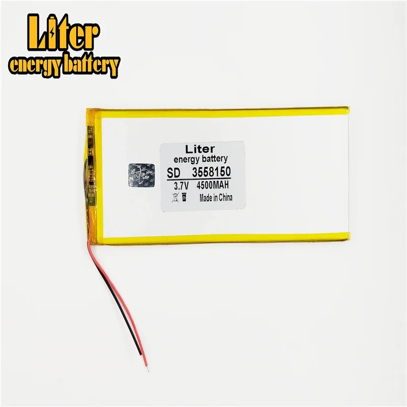 3.7V 3558150 4500MAH 3560150 (polymer lithium ion battery) Li-ion battery for tablet pc 7 inch 8 inch 9inch