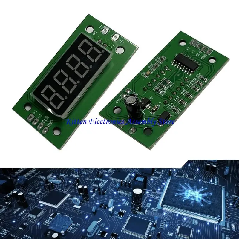 96GD 4 LED Counter Module With Power Failure Memory For Industrial Equipment And Amusement 4 25V