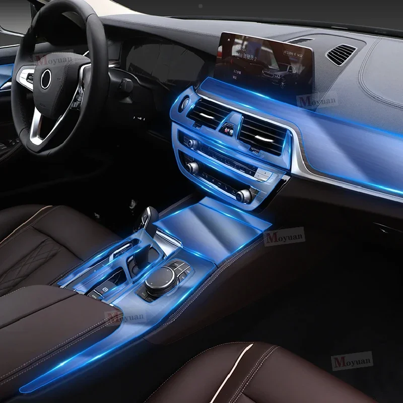 

Для BMW G30 G31 Series 5 2018-2023 панель коробки передач экран навигации Автомобильный интерьер фотомагнитная наклейка против царапин