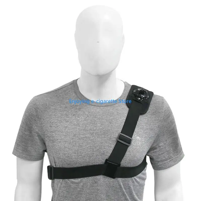 Bequemer, verstellbarer Schultergurt-Brustgurt für 360-Grad-Aufnahmen aus der ersten Person bei Outdoor-Aktivitäten Y4QF – Detail 7