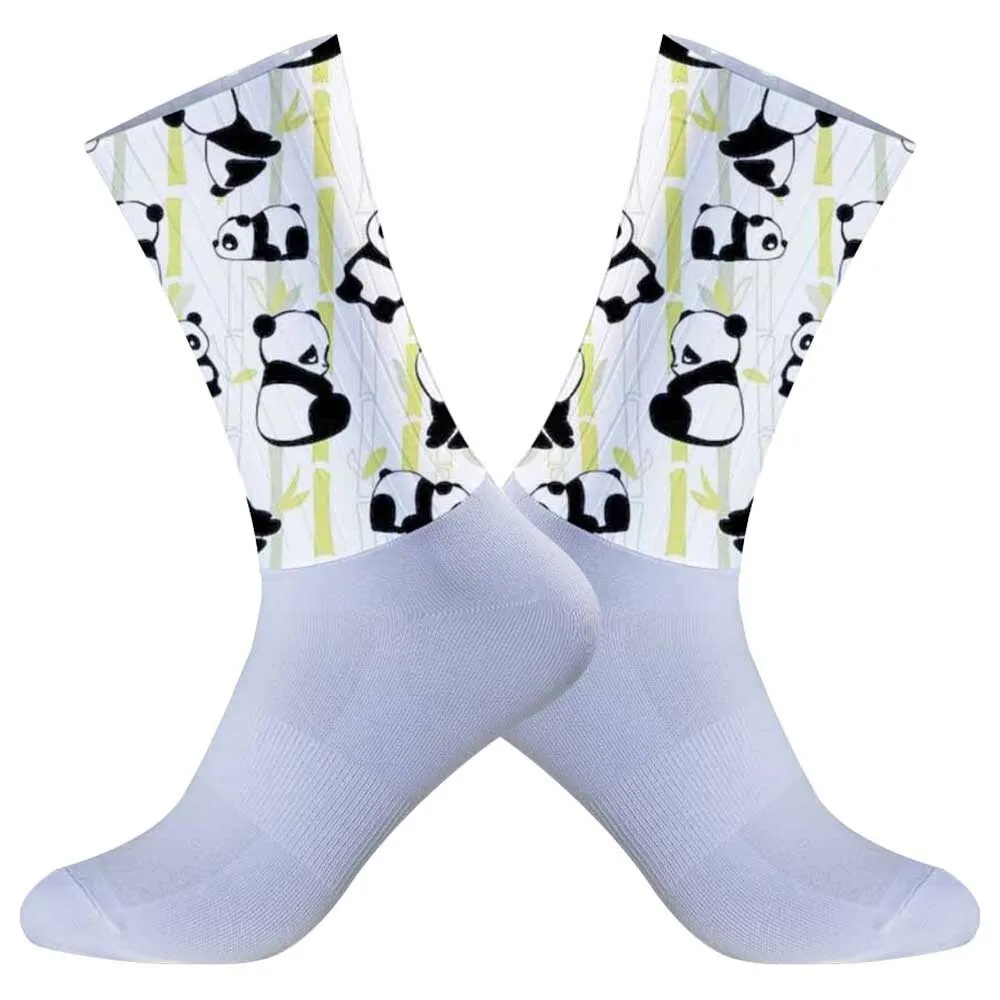 2024 New Seamless Anti Slip Cycling christmas Socks Outdoor Bike Compression Sport Socks Bike Aero Socks Road Bicycle Socks