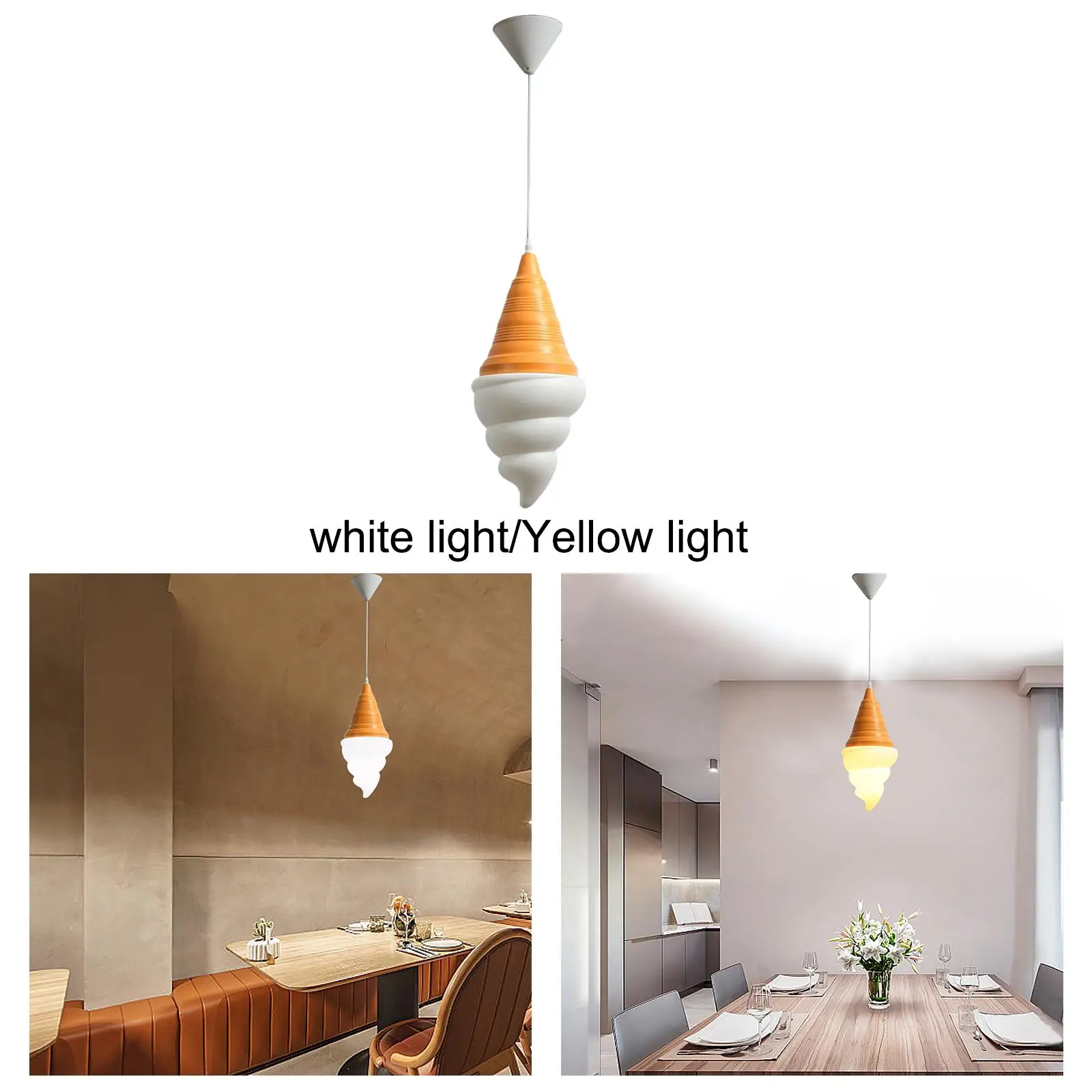 Creative Ice Cream Chandelier LED Light Decorative Lamp for Kitchen Bedroom