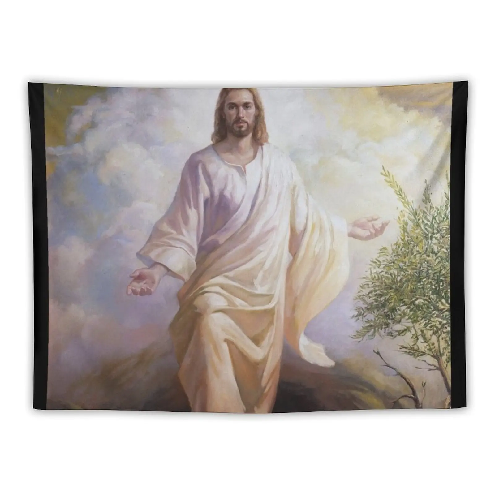 

Jesus is risen and alive Tapestry Bathroom Decor Home Decor Aesthetic Wall Decor Tapestry