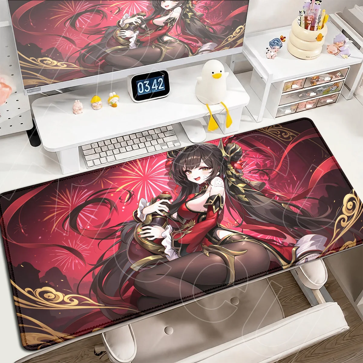 XXL Black Survival Eternal Return HD Printing Mousepad Large Speed PC Gaming Accessories 900x400mm Computer Keyboard Desktop Mat