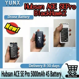 4S 5000mAh High Stability LiPo Flight Battery Fit Hubsan ACE SE Pro BlackHawk 2 RC Drone, Extend Flight Durability Spare Power