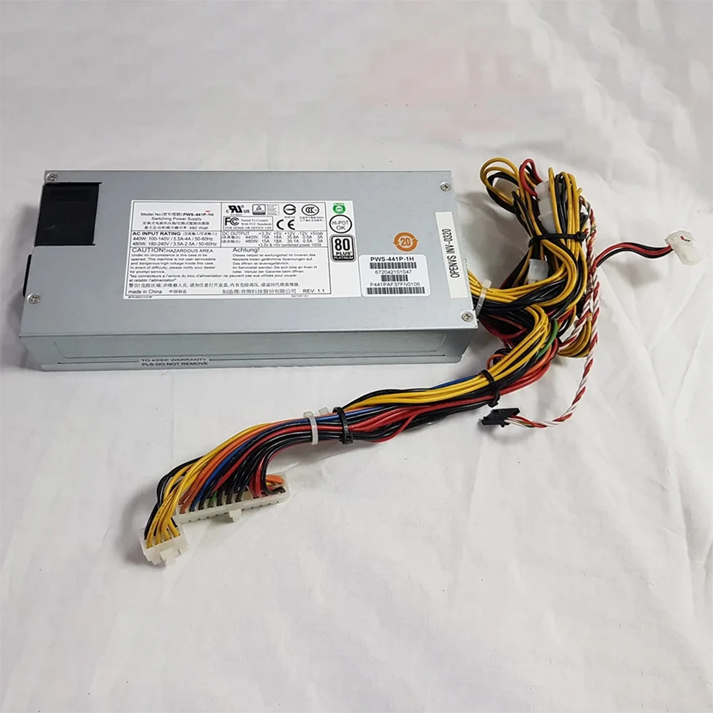 For Super-micro Switching Power Supply 480W 1U PWS-441P-1H