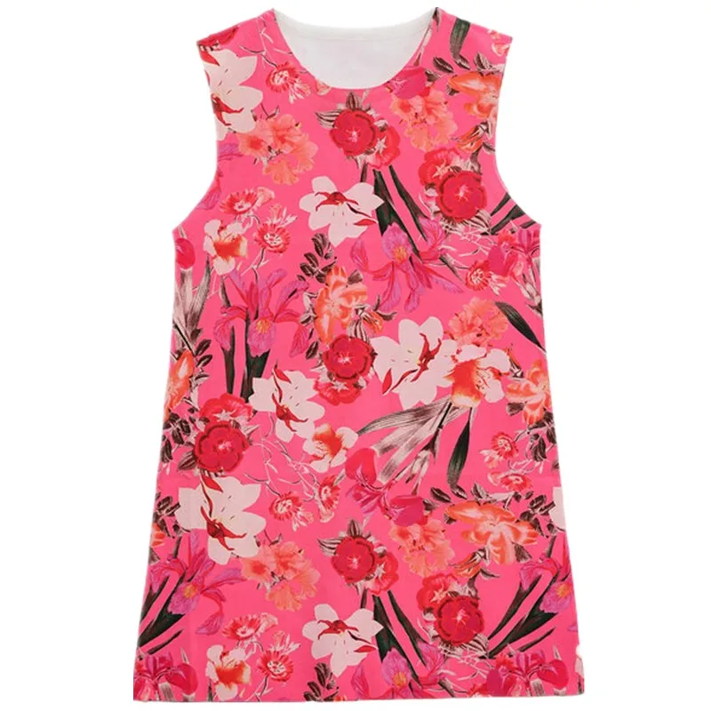 Estate 2025 Donna Stampa floreale lavorata a maglia Dr Versatile Design All-Match Pendolarismo Sle Svel Altro materiale 00%