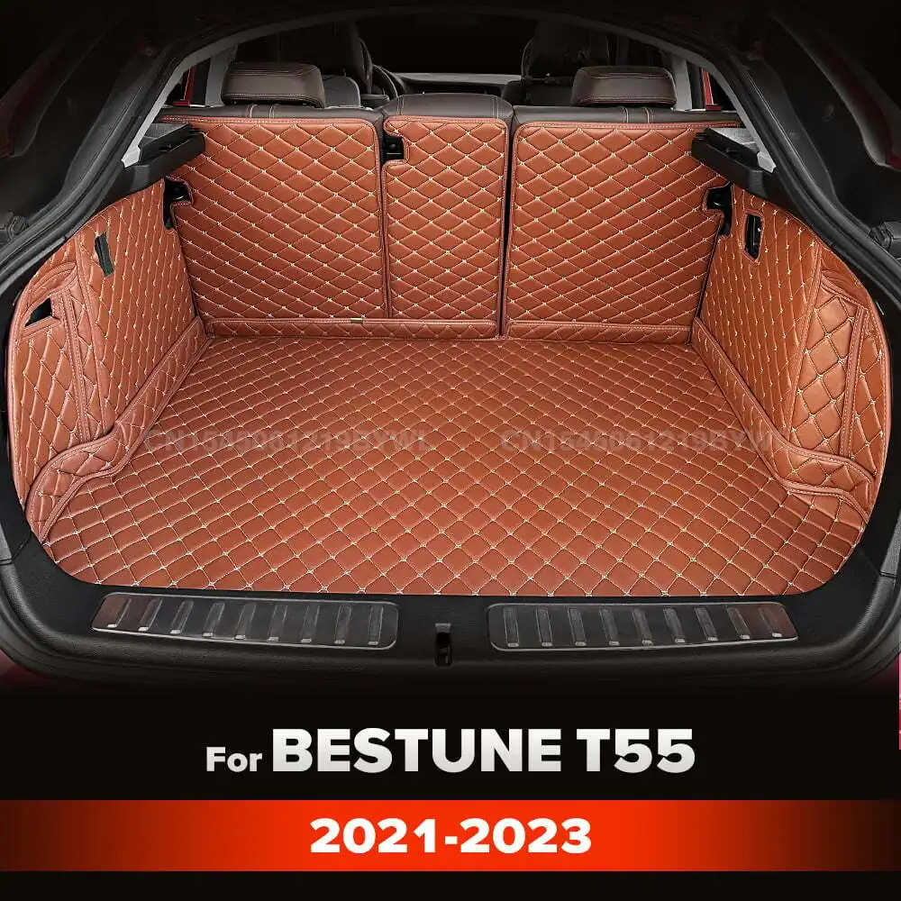 

For BESTUNE T55 2021-2023 22 Auto Full Coverage Trunk Mat Car Anti-dirty Pad Protective Pad Cargo Liner Interior Accessories