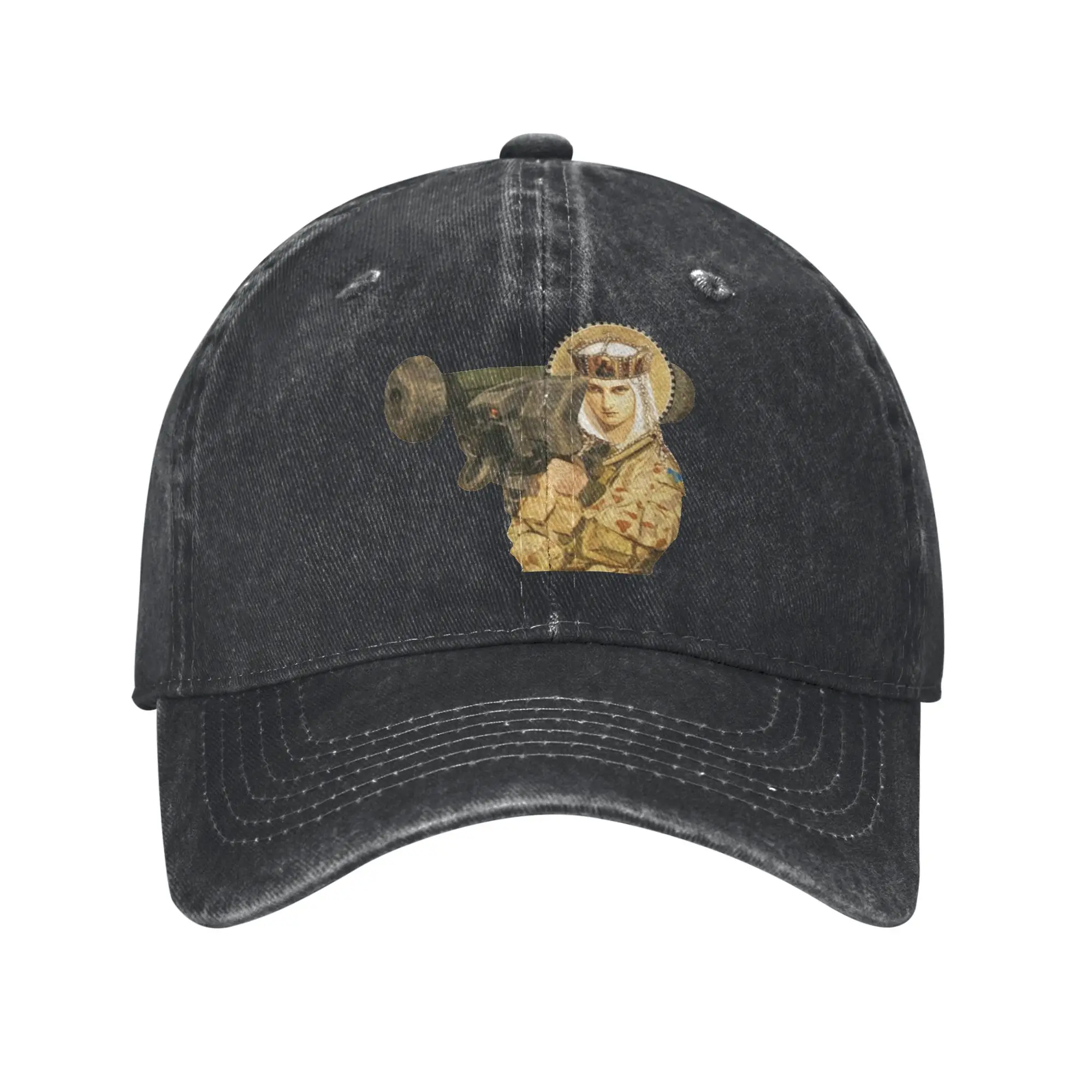 Vintage St Javelin The Protector of Ukraine Baseball Caps Men Washed Snapback Hat  Outdoor Workouts Adjustable Fit Caps Hat
