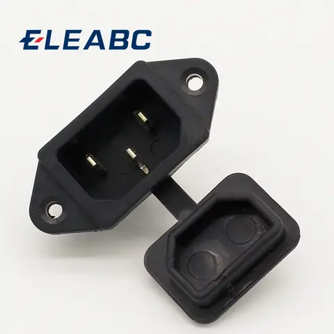 2PCS AC 전원 소켓, 방수 커버 커넥터가 있는 퓨즈 스위치