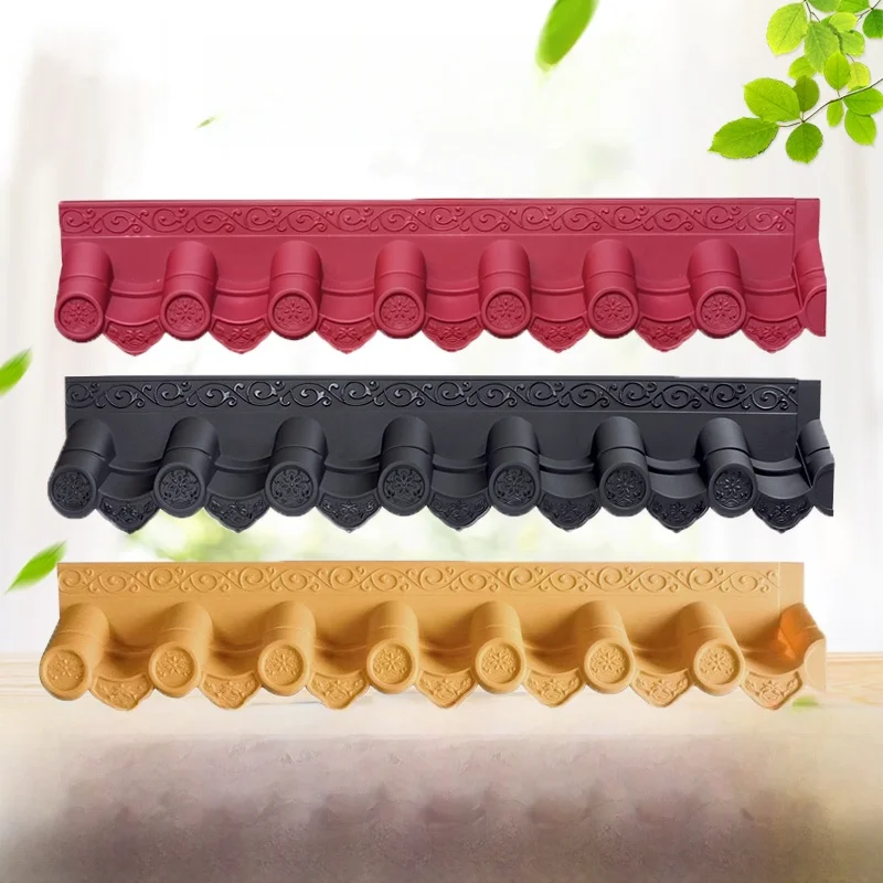 

Antique Sle Plastic Tile Indoor Outdoor Inteation Chinese Decorative Roof Tile Rectangular ape Entrance Decoration