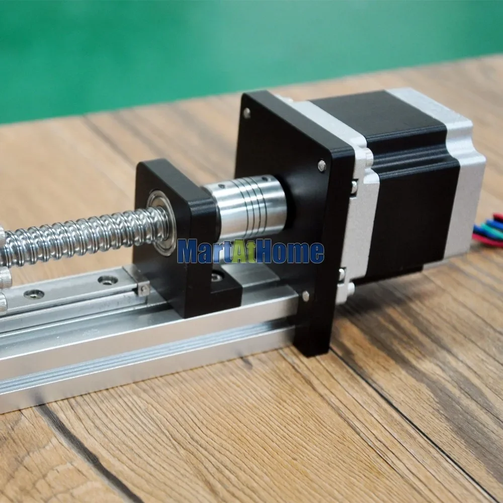 Imagem -03 - Trilho de Guia Linear para Peças Impressora 3d Haste Roscada Parafuso de Esferas Módulo Linear Motor de Passo Kit Braço Robótico 9001000 mm Sfu1610