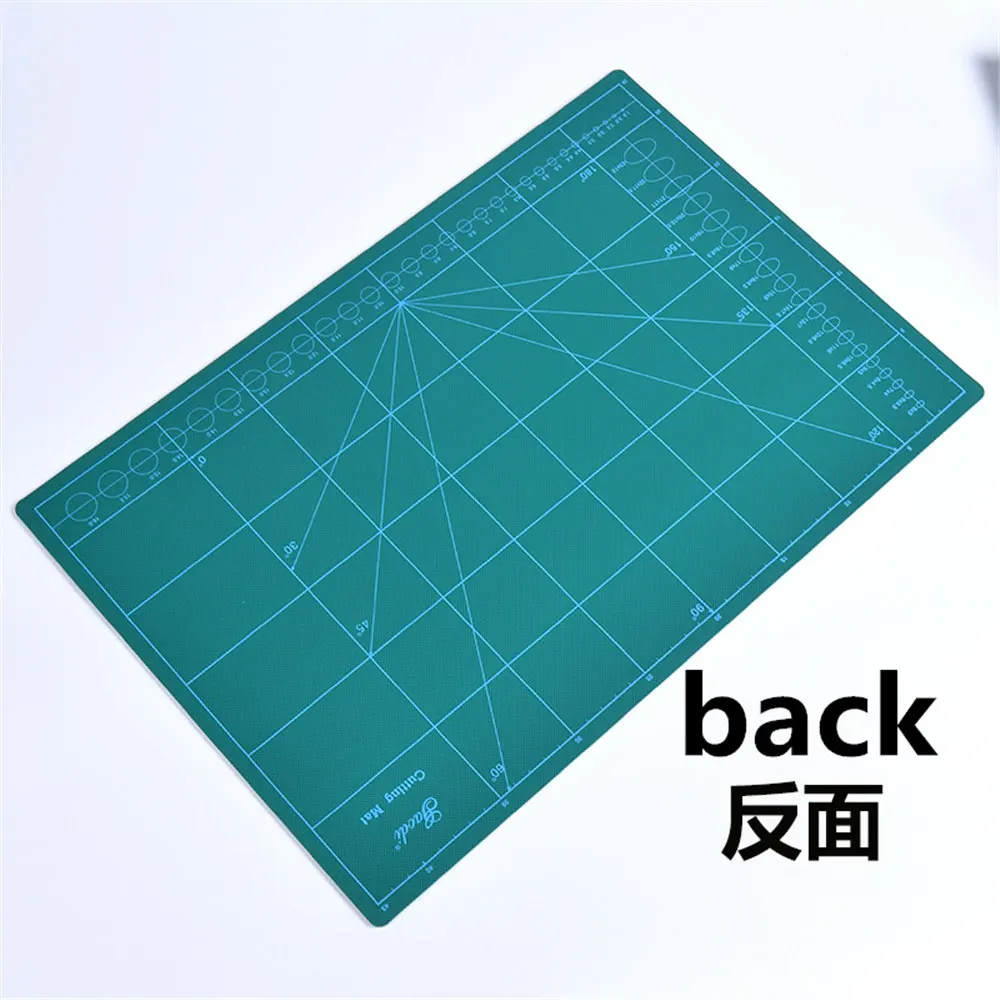 Neue Schneidematte, A3, PVC, rechteckig, selbstheilend, dickerer weißer Kern, Desktop-Schutzmatte, Basteln, dunkelgrün, 45 cm x 30 cm x 0,3 cm