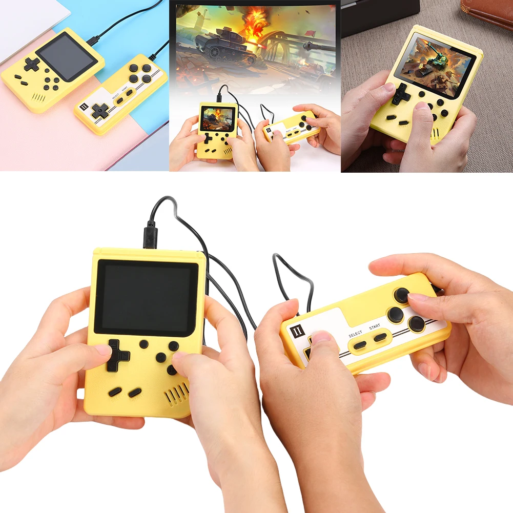 3.0Inch Retro Portable Mini Handheld Game Player 8 Bit Video Game Console Built-in 500 Games Gameboy For Kid Gift