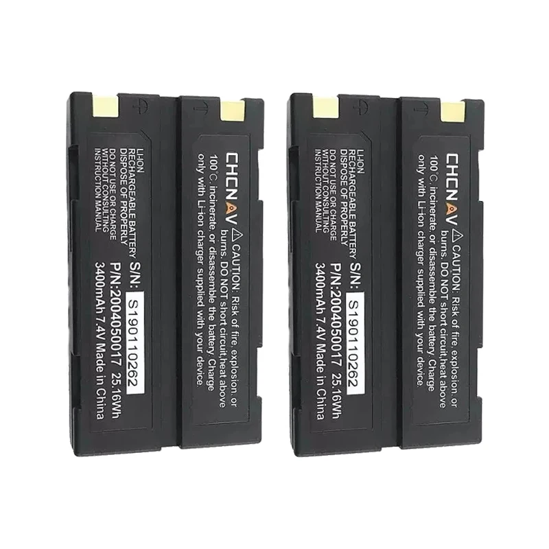 2pcs 3400mAh Battery for CHCNAV CHC X91 GPS Model GPS-RTK 7.4V Battery 2004050017(XB-2)