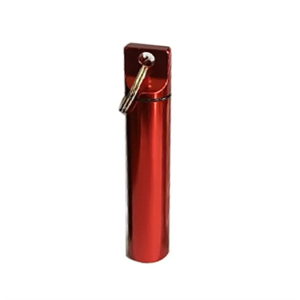 3 stks Aluminium Tandenstokers Houders 3.8X0.67 Inch Zwart + Zilver + Rood Tandenstokers Dispenser 0.64 Gram Tandenstoker Doos Restaurant