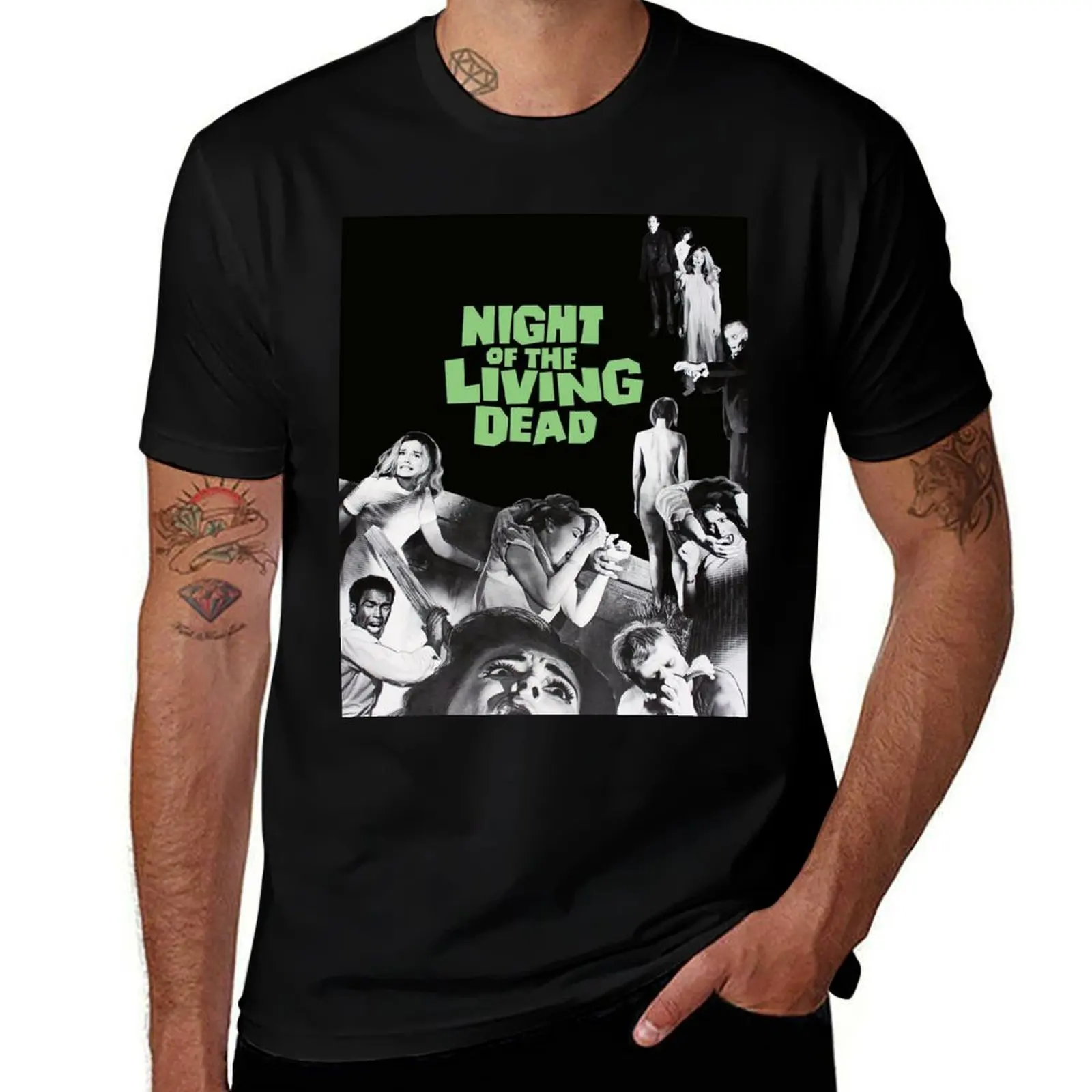 

Night of the Living Dead (NOTLD) T-Shirt Fashion Print Casual Short Sleeve
