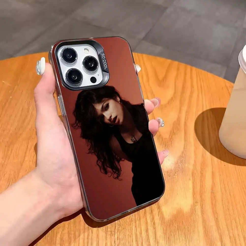 حافظة هاتف Sweet A-Ari Singer A-Abdul-AA لهاتف iPhone 17,16,15,14,13,12,11 Plus,Pro Max,XS,غطاء أسود فضي ملون #2