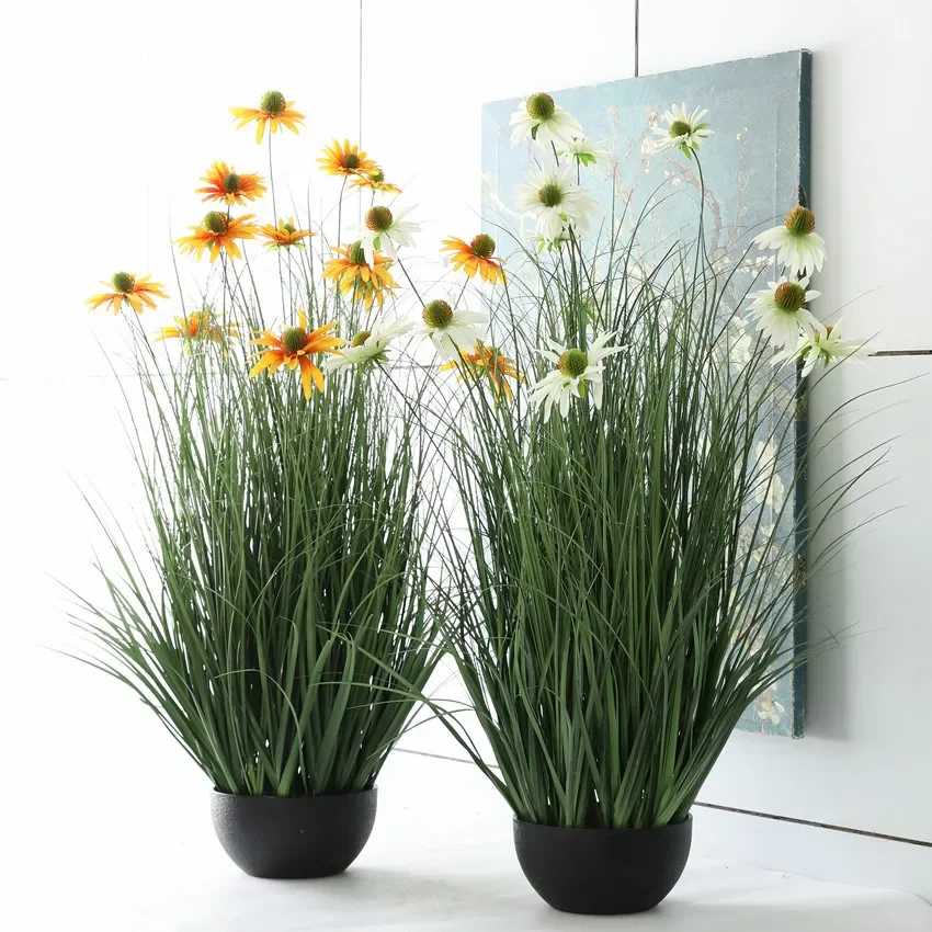 

Good quality Home decoration plastic Artificial reed dog tail grass onion grass artificial green plant potted plant