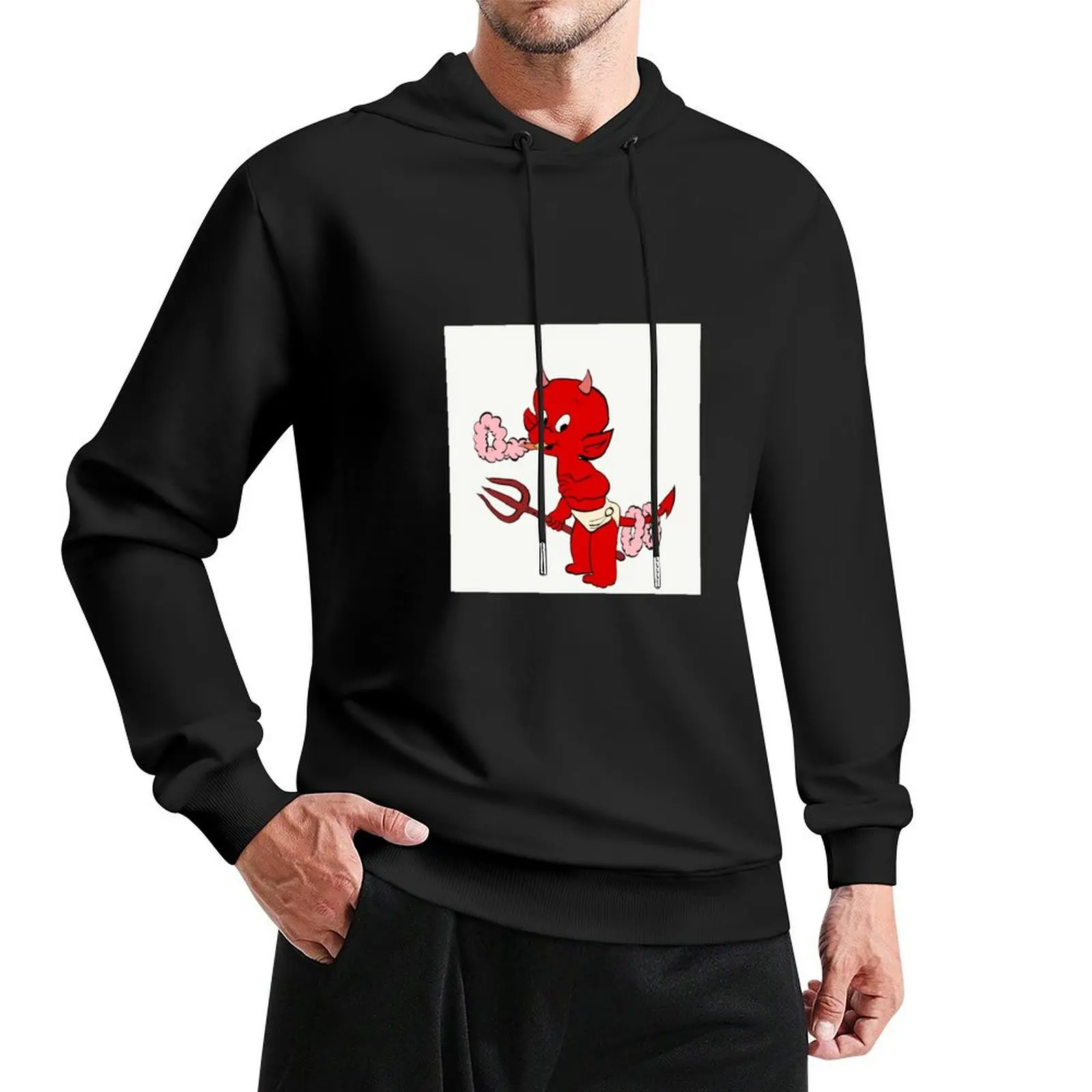 

Hot stuff devil baby Pullover Hoodie men's sweat-shirt hoodie graphic