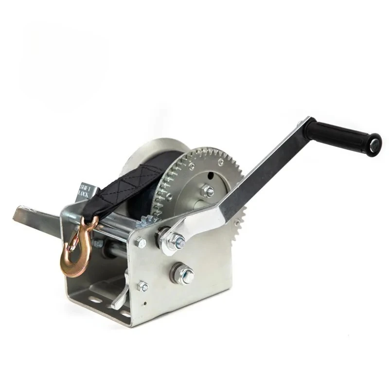 

Manual Hand Winch Boat Winch With Webbing Strap Hand Trailer
