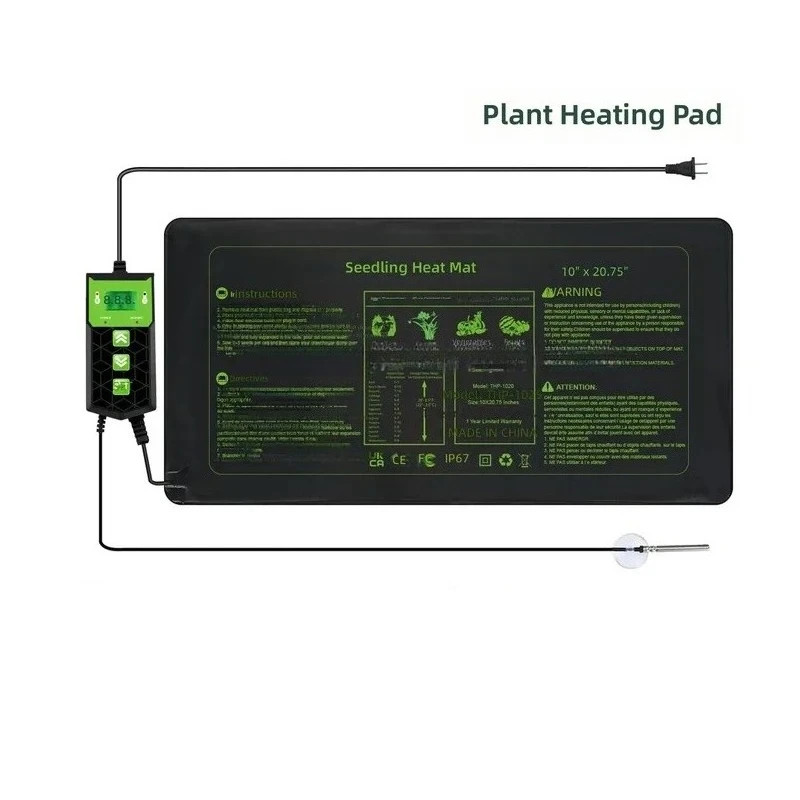 for Horticulture Seedling Heating Pad 10x20.75 Inch Plant Heat Mat for Seed Germination and Seedlings Growth