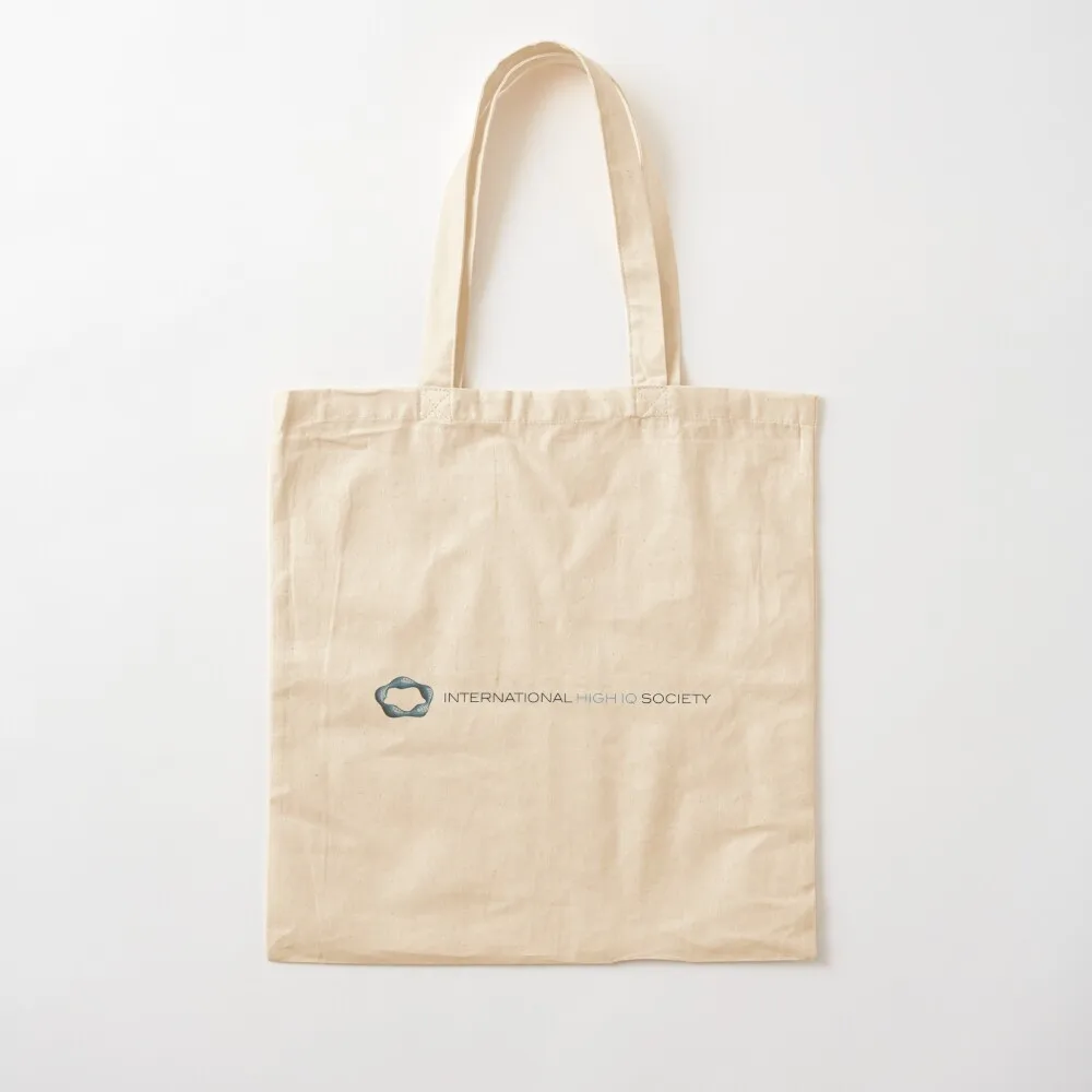 International High IQ Society - Logo Tote Bag Torby wielokrotnego użytku Płócienna torba z grubej bawełny