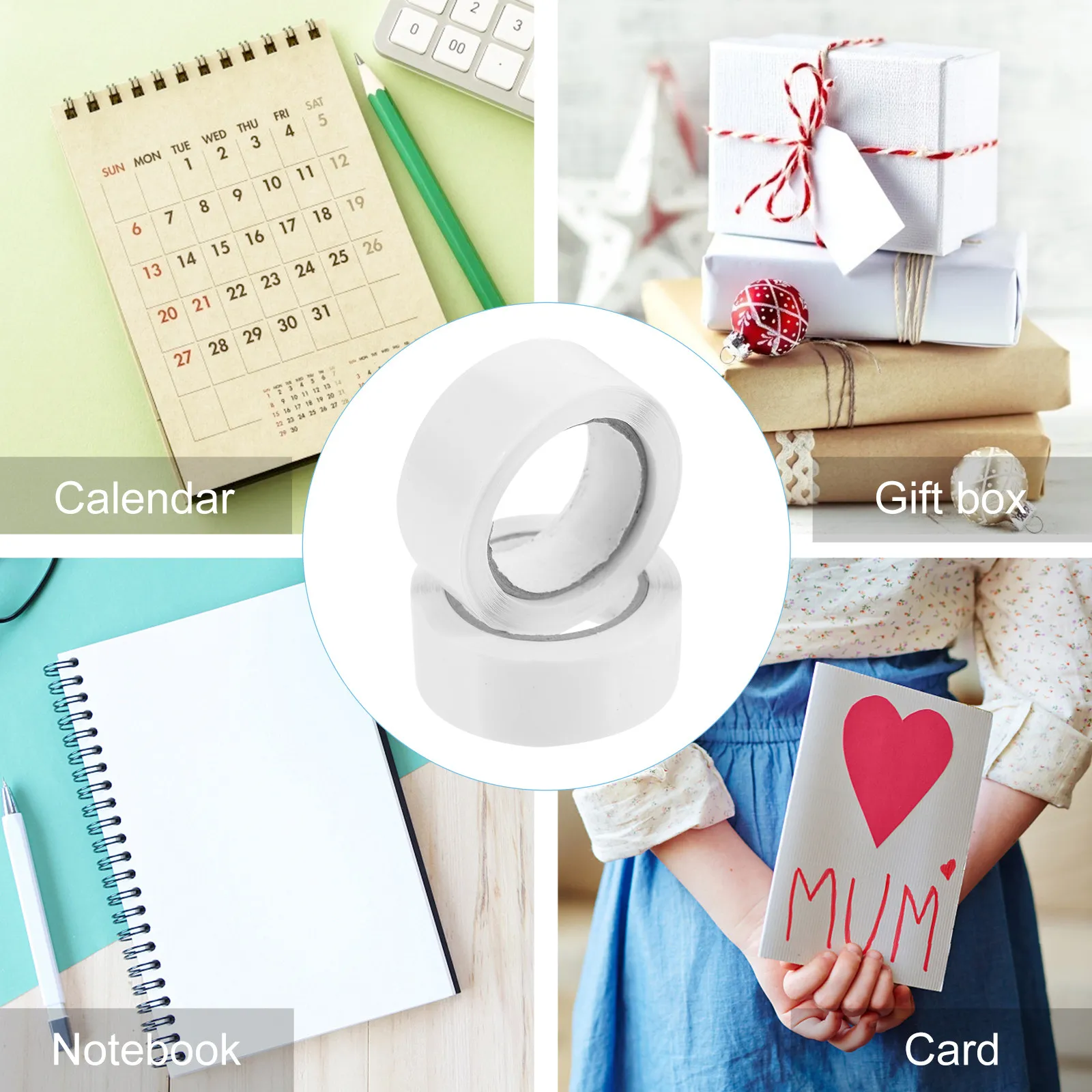 

1000 шт. прозрачных круглых этикеток-наклеек, прозрачные клейкие наклейки для запечатывания подарочных пакетов, конвертов, пакетов для печенья