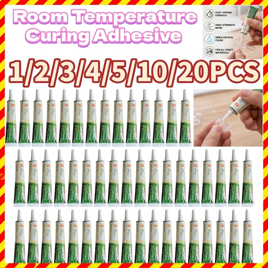 1/2/3/4/5/10/20PCS*20ml Glue for Squishies Toys Room Temperature Curing Adhesive for Stress Ball Squishies Repairs DIY