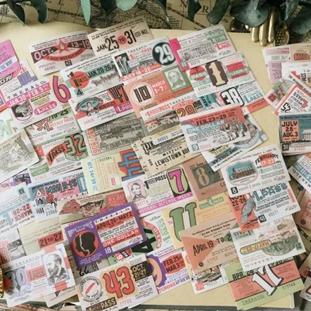 

Этикетки в стиле Тима Хольца, 128 шт., винтажные наклейки в стиле ретро, альбом для чеков, эстетические наклейки, материал для скрапбукинга