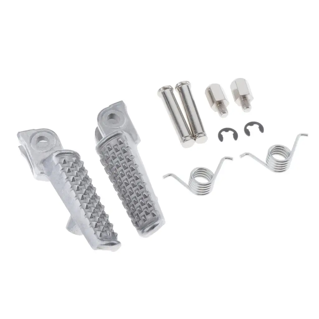 CNC Machined Motorcycle Front Footrest Foot Metal Pegs for Honda CBR600RR CBR1000RR CB1000R Driver Rider Accessories