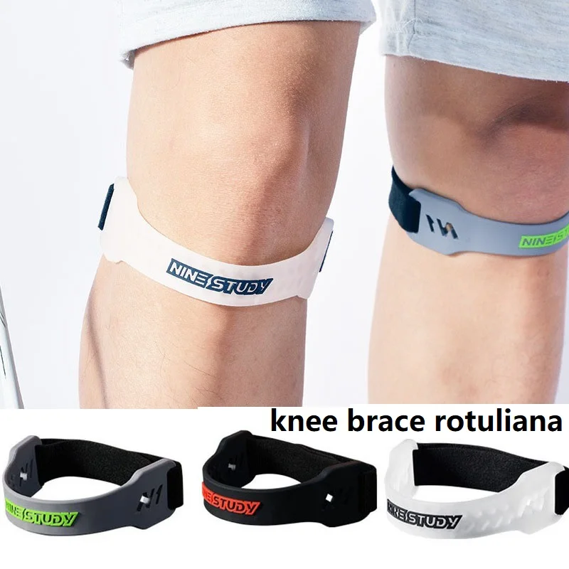 Neue Einstellbare Silikon Knie Patellar Band Sehne Unterstützung Strape Brace Stoßdämpfung Kompression Strap Pads Sport Schutz