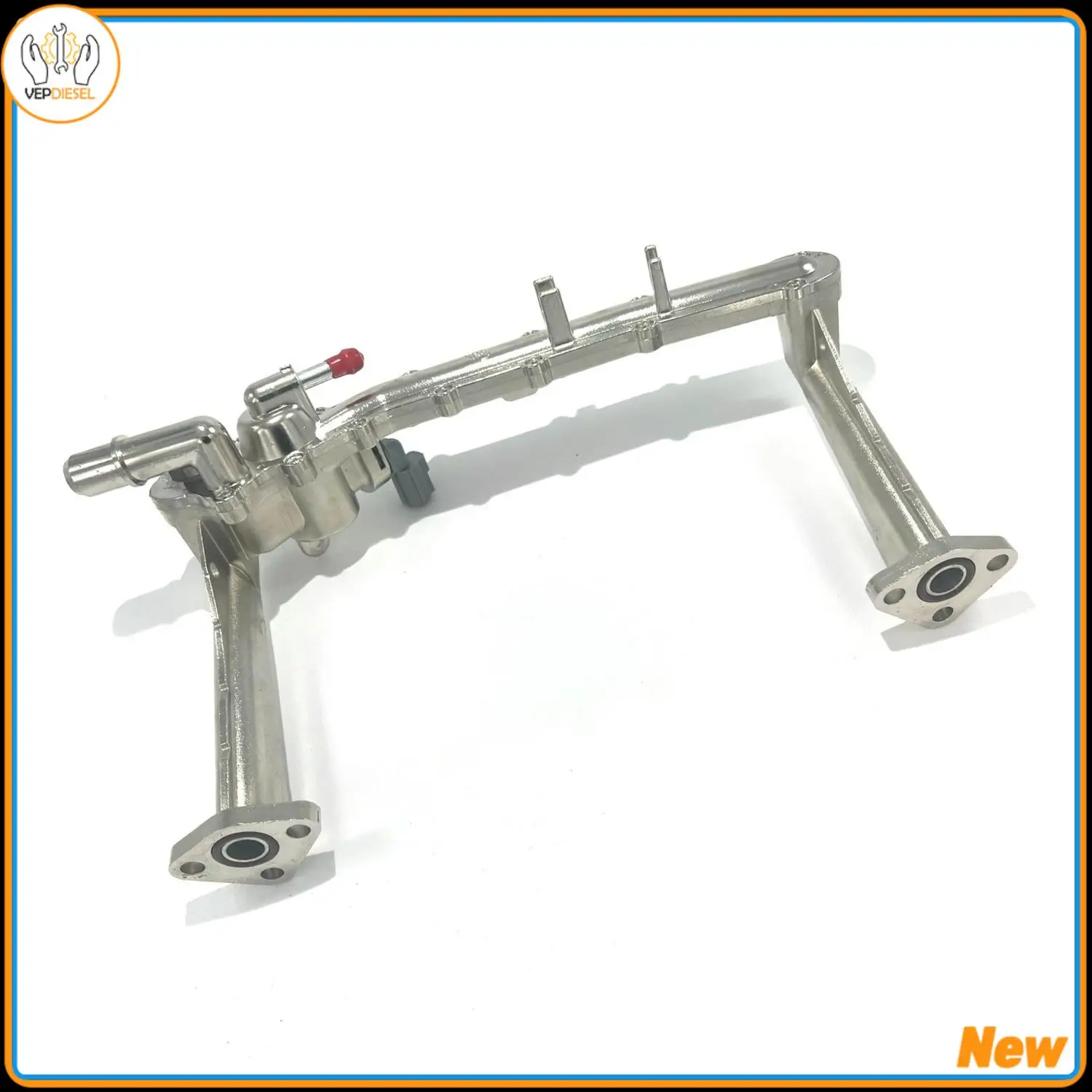 Aluminium Hinten Kühlmittel Crossover Heizung Rohr LR109401 Für Jaguar F-Typ XF F-Pace XE XF XJ Land