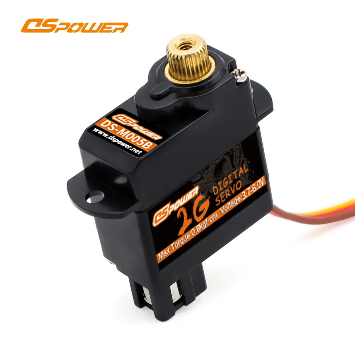 DSPOWER 2G Micro Digital Servo Mini Metal Gear Coreless Motor for RC Car Airplane Fixed-wing Helicopter Boat Duct Robot Toy Part