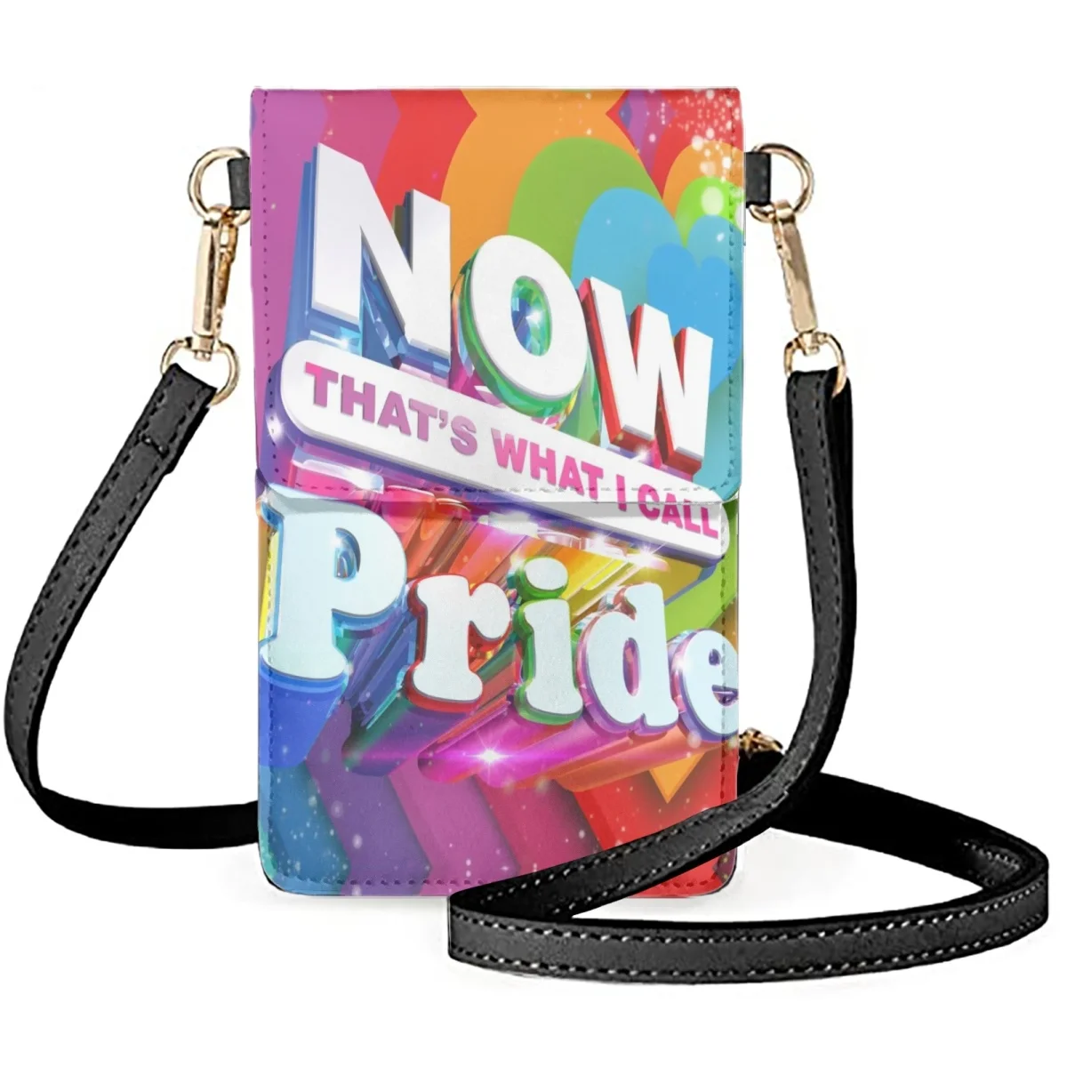 

FORUDESIGNS Love Is Love Women's Cell Phone Bag Pride Words Printing Messengers Female Wallets Bags Ladies Crossbody Handbag