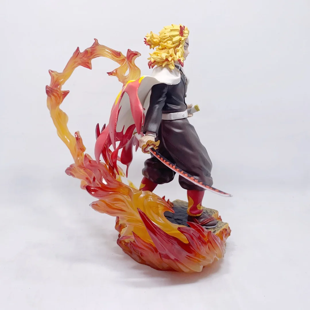 Demon Slayer PVC Action Figures, Kyoujurou Rengoku, GK Anime, Kimetsu No Yaiba, Figurine Toy, Novo, 20cm